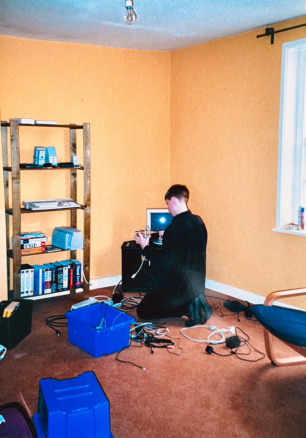A photo of the author in Cheltenham in September 2000